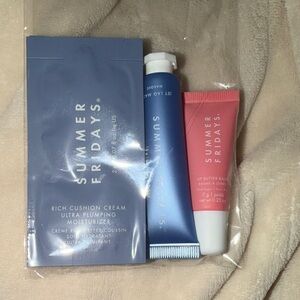 Summer Fridays Rich Cushion Cream and Lip Butter Set